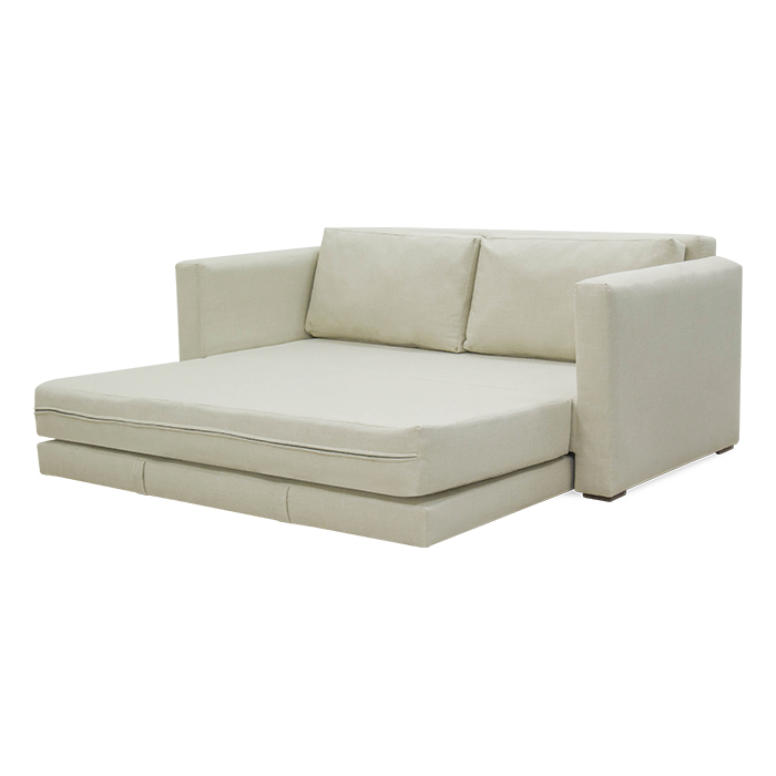 Sofa Cama Tela Taupe Koia | Sofá Cama y Futones | salas